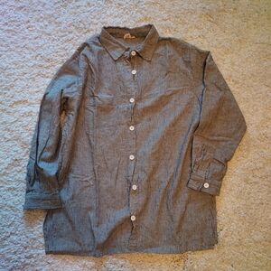 Shelter Lloyd Stripe Linen Shirt Small